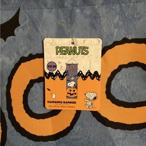 Peanuts hanging banner. 15 in x 47.5 in